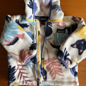 Patagonia synchilla hooded sweater, infant 6-12M